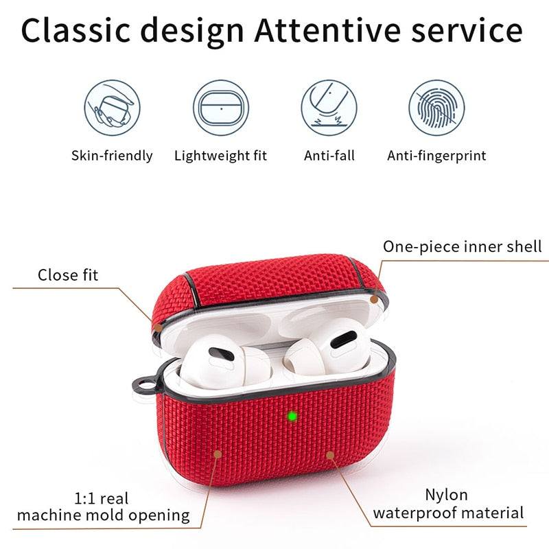 Nylon Protective Cases For Apple Airpods 1/2/Pro - Premium Airpods Cases from Dressmycell.com - Just $18.00! Shop now at Dressmycell.com Nylon Protective Cases For Apple Airpods 1/2/Pro - Premium Airpods Cases from Dressmycell.com - Just $18.00! Shop now at Dressmycell.com